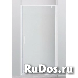 Душевая дверь Cezares Relax 80x185 прозрачная, белая (RELAX-BA-1-80-C-Bi) фото