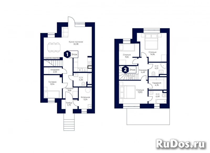 Продам коттедж 135.69 м2 фотка