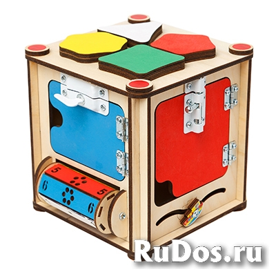 Бизи-куб, методика Монтессори, современная игрушка фотка