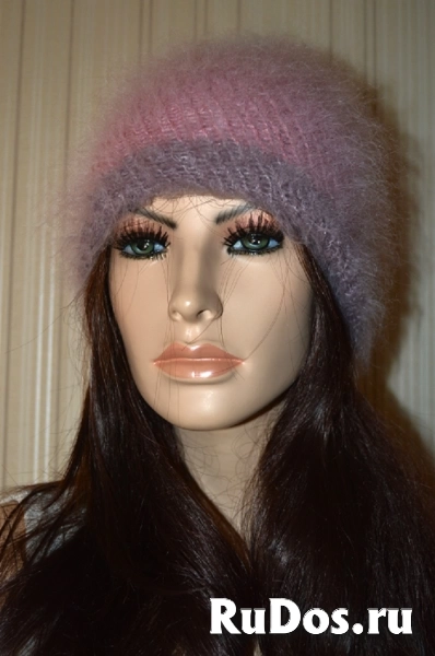 Пончо ручной работы из пуха ангорской козы изображение 5