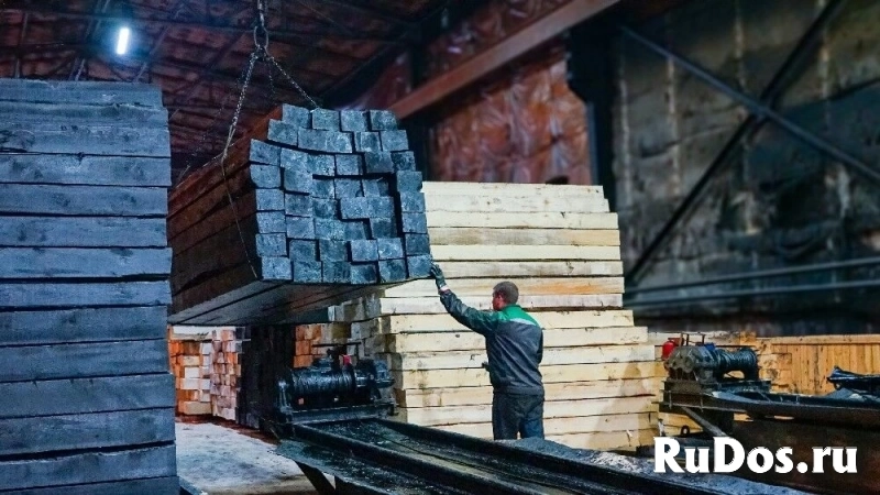 Шпала деревянная пропитанная тип 2 Шпала деревянная пропитанная тип 2 фото
