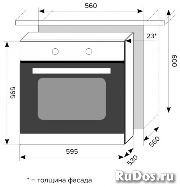 Электрический духовой шкаф LEX EDM 070 IVORY LIGHT фото