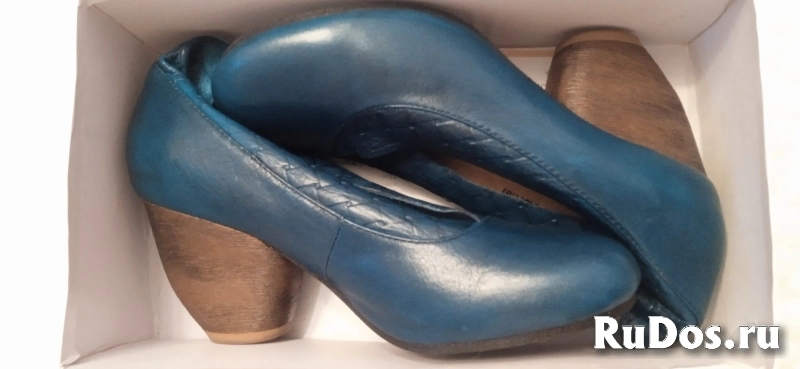 Женские туфли из натуральной кожи р, 37-37, 5-новые изображение 6