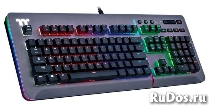 Клавиатура Thermaltake Level 20 RGB Cherry MX Speed Titanium USB фото