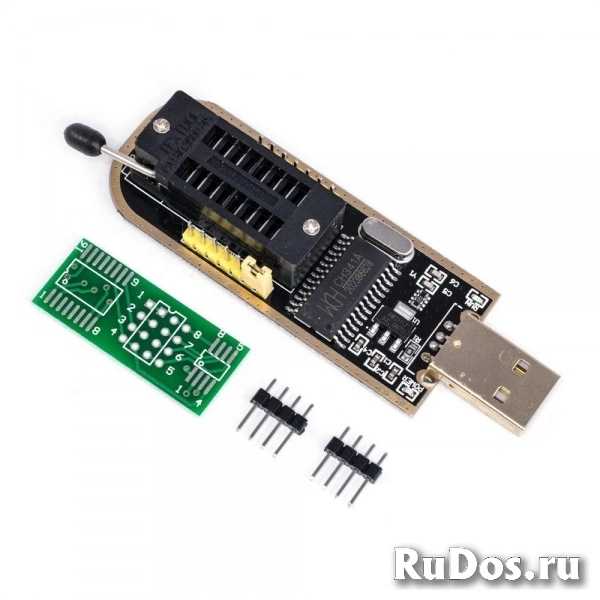 Программатор SPI USB CH341A TTL eeprom bios фото