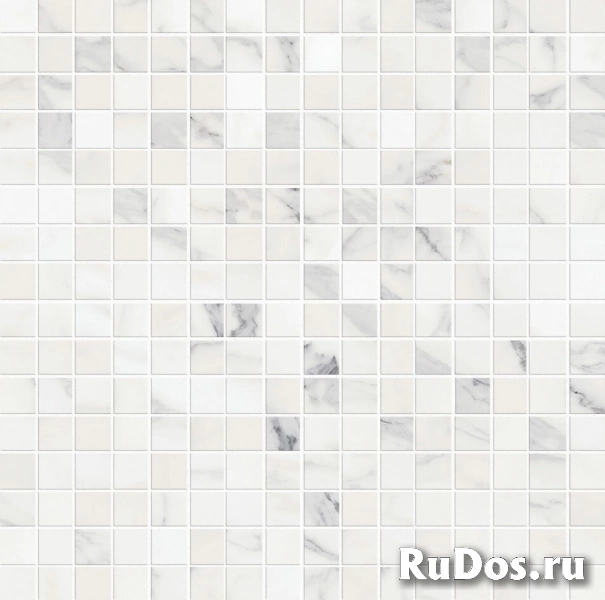 Мозаика Allmarble Wall Statuario Satin Mosaico 40х40 фото