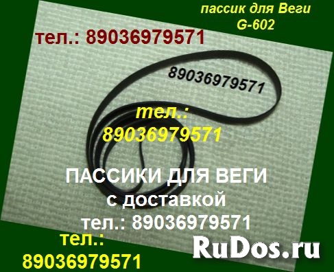 Пассики Вега ЭП 110 115 117 119 120 122 Унитра G-602 106 108 109 изображение 3