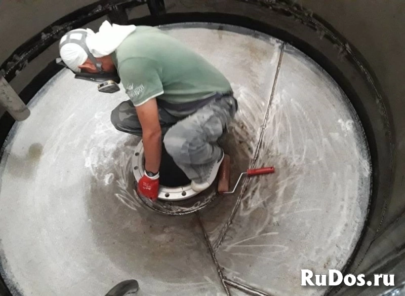 Футеровка поверхностей технологического оборудования фото