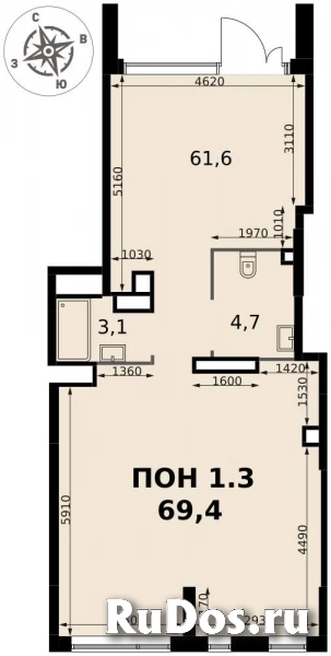 Продам коммерческую недвижимость 69.4 м2 изображение 3