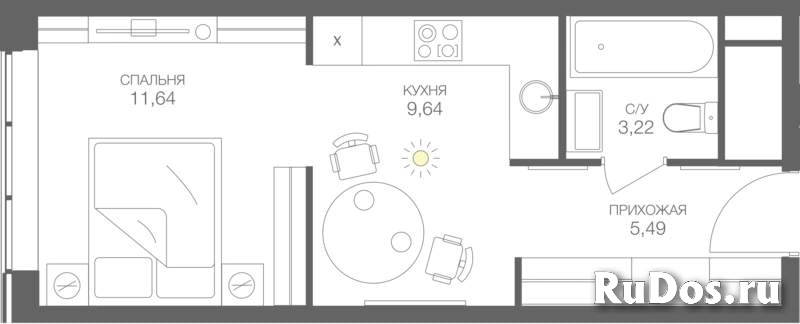 Продам 1 комнатную квартиру 29 м2 фото