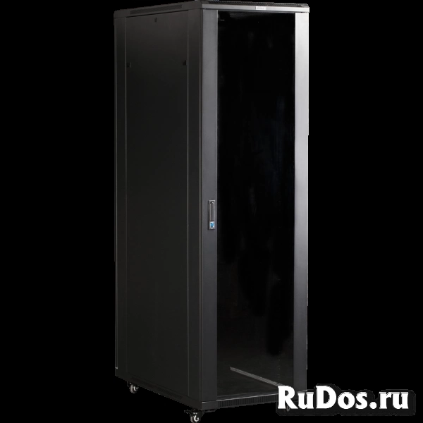 TWT-CBB-47U-6x8-G1 TWT Шкаф телекоммуникационный 47U 600x800 19quot; TWT, черный, передняя дверь стекло, задняя дверь металл фото