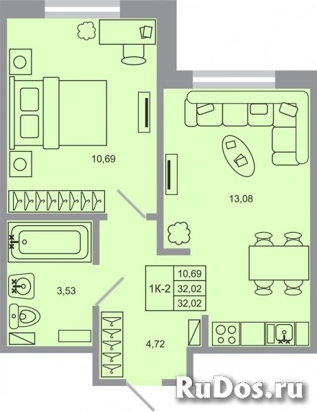 Продам 1 комнатную квартиру 32 м2 фото