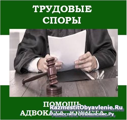 Опытный адвокат по трудовым спорам. фотка