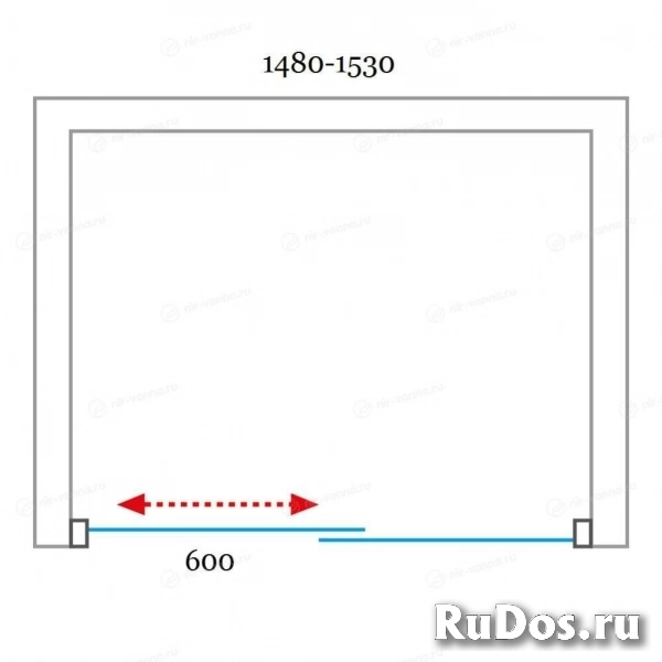 Душевая дверь Roth Proxima Line PXD2N 150х200 фото