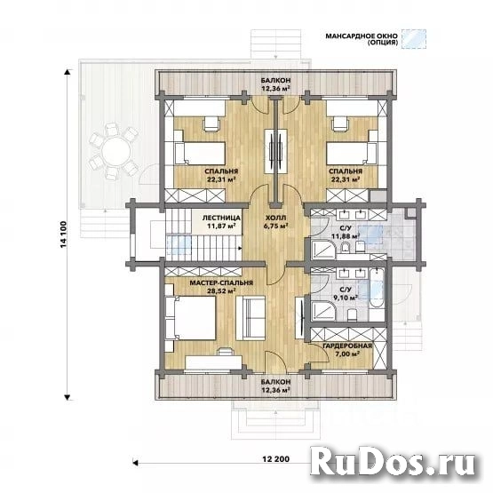 2-этажный коттедж, 302 м² изображение 9