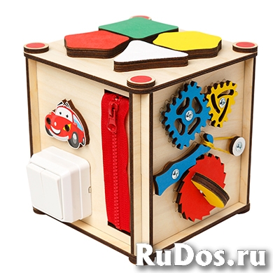 Бизи-куб, методика Монтессори, современная игрушка изображение 4