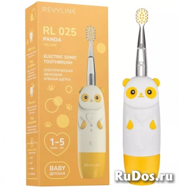 Зубная щетка для детей от года Revyline RL025 Panda Yellow фото