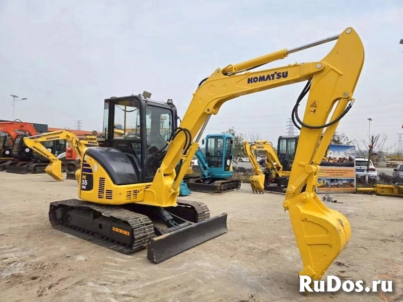 Мини экскаватор Komatsu 50, 5 т, 827 м/ч, импорт изображение 4