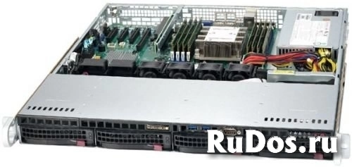 Серверная платформа 1U Supermicro SYS-5019P-MT (1x3647, C622, 8xDDR4, 4x3.5quot; HS, 2x10GE, 350W,Rail) фото