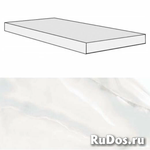 Ступень Rex Ceramiche Alabastri Di Rex 739922 Madreperla Angolo Gradino 33x120 фото