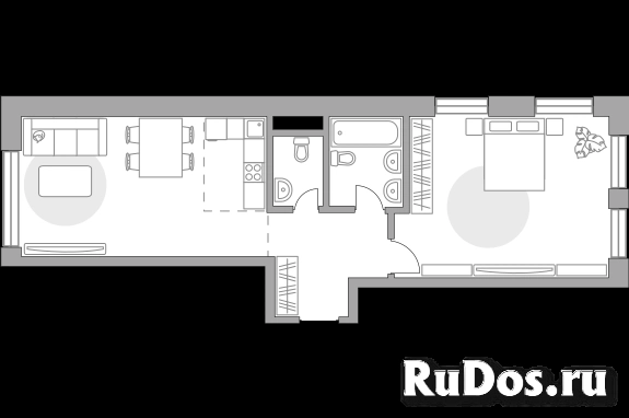 Продам 2 комнатную квартиру 60 м2 фото