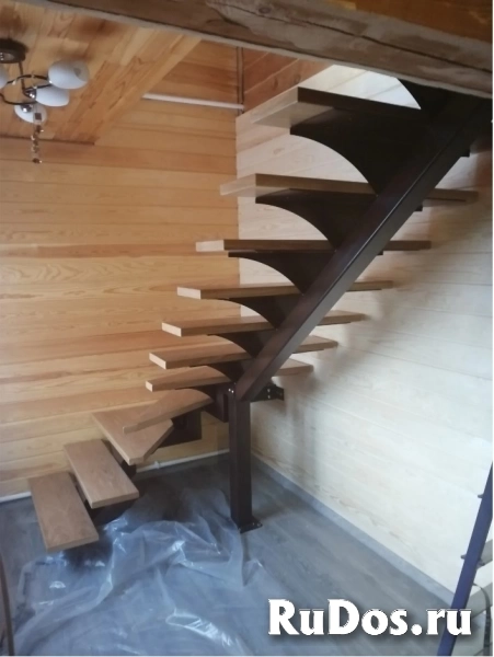 Изготовление лестниц на металлическом каркасе изображение 6