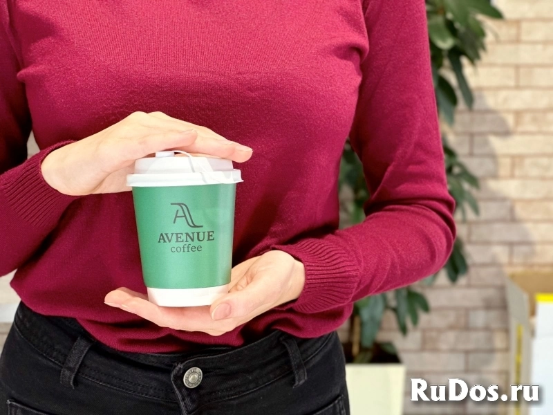 Бумажные стаканы для кофеен от производителя, с вашим дизайном, тираж 1000 изображение 3