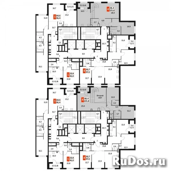 Продам 4 комнатную квартиру 135.8 м2 изображение 4