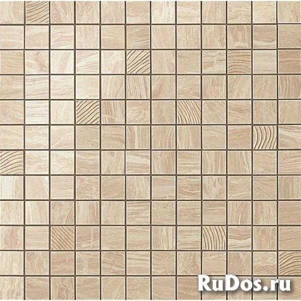 Плитка Atlas Concorde Supernova Marble S.M. Woodstone Champagne Mosaic 30,5x30,5/S.M. Вудстоун Шампань Мозаика 30,5x30,5 600110000065 фото