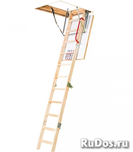 Лестница чердачная Fakro Komfort деревянная 335х60х120 см фото