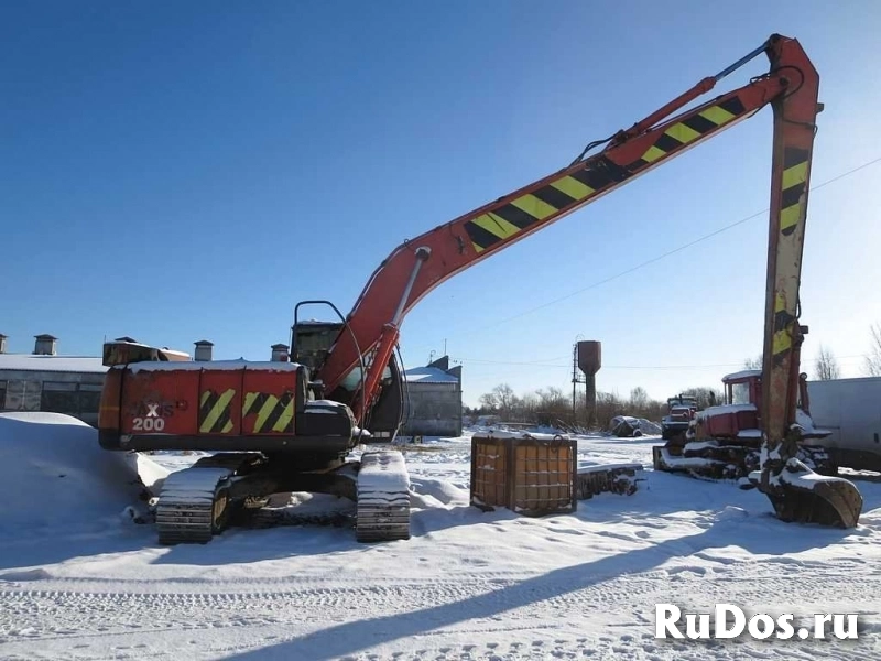 Длиннорукий экскаватор Hitachi 200, 16 м, 2014 г., LONG REACH фото