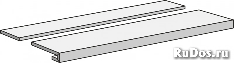 Ступени из керамогранита Cerdisa Minimal Design 99850_WoodD/VelGreyRt ( шт) фото