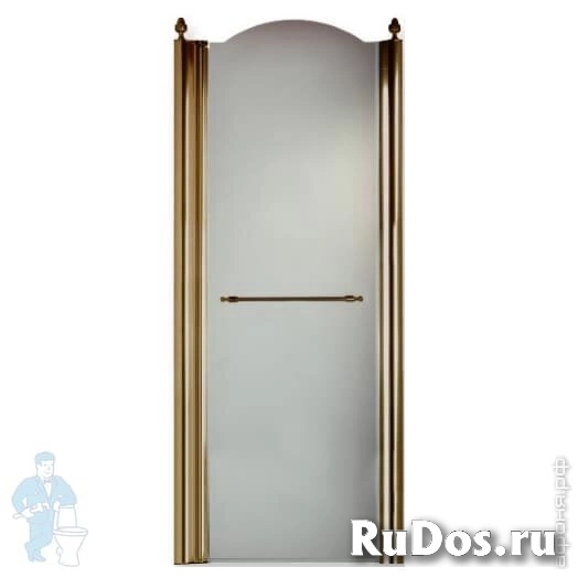 Душевая дверь Migliore DIADEMA (900х2030) левая, стекло матовое, бронза ML.DDM-22.594.ST.BR фото