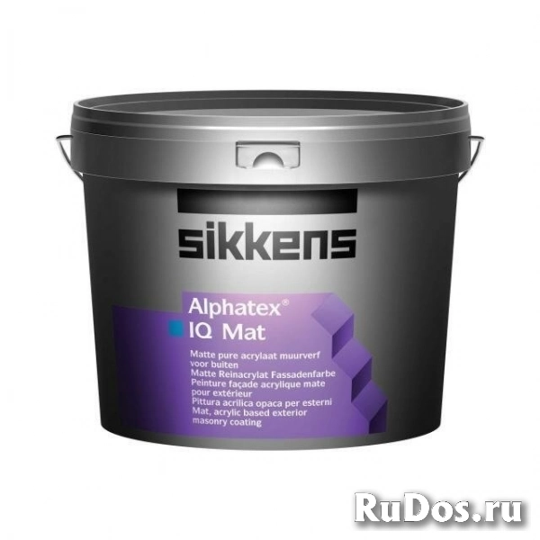 Sikkens Alphatex IQ Mat / Сиккенс Альфатекс матовая краска для внутренних и наружных работ, 10 фото