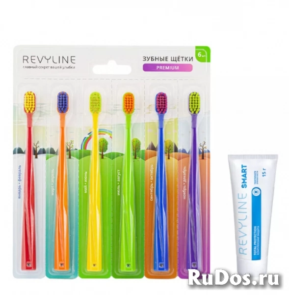 Коллекция зубных щеток Revyline SM5000 + зубная паста (15 г) фото