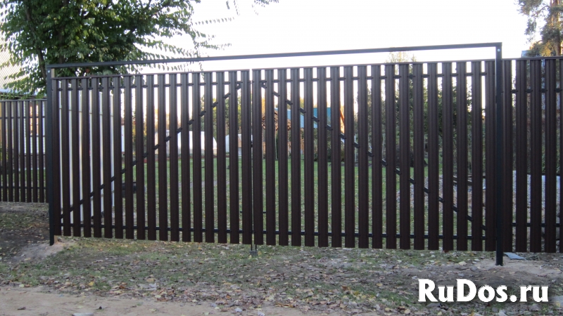 Забор из Металлоштакетника изображение 5