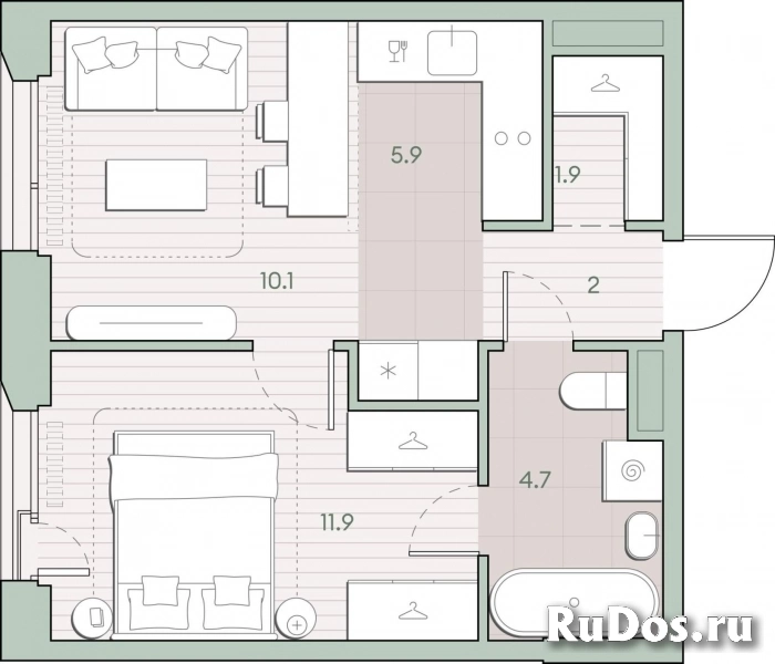 Продам 1 комнатную квартиру 36 м2 фотка
