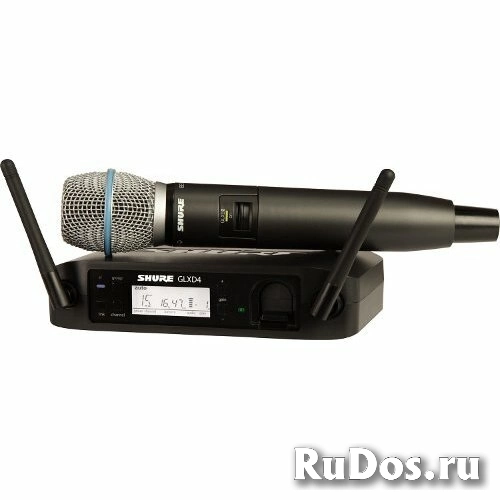 Радиосистемы с ручным микрофоном Shure GLXD24E/B87A Z2 2.4 GHz фото