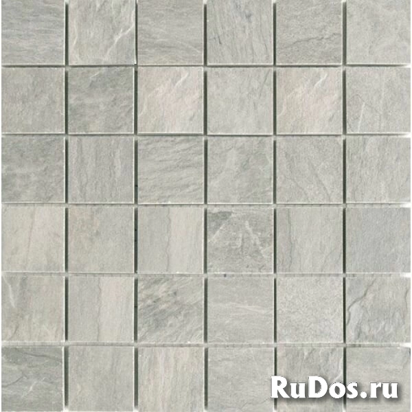 Плитка Rex Ceramiche Ardoise Mosaico Gris Grip 30x30 фото