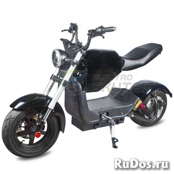 Электроскутер Citycoco Harley Prince 2000W (Черный) фото