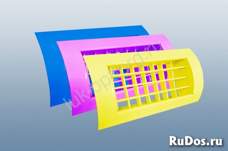 Регулируемая решетка РАД-Ц (цветная) 900 * 700 (Ш * В) фото