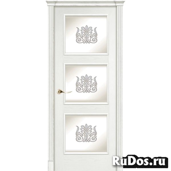 Межкомнатная дверь La Porte серия Classic модель 300.9 ясень бланко контур с заливкой Болеро фото