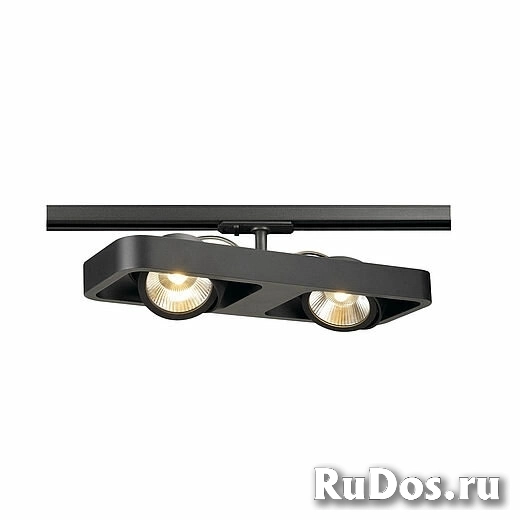 1Phase-Track, Lynah Double Светильник C Cob Led 2X 10Вт (21Вт), 3000К, 1320Lm, 24°, Черный фото