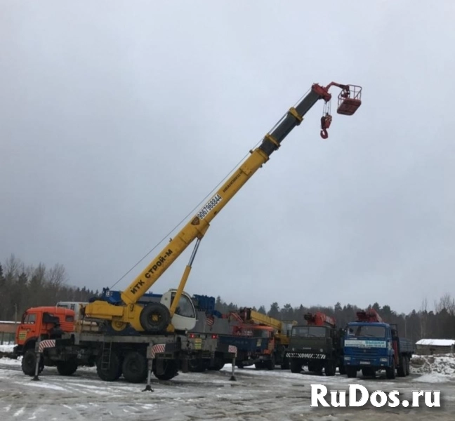 Аренда автокрана автовышки манипулятор экскаватор изображение 4