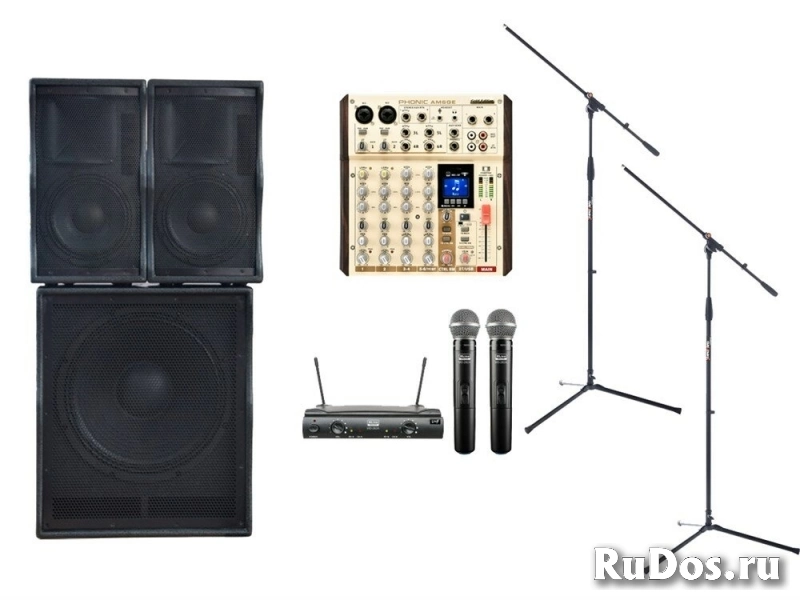 MuzProSvet Бюджетный комплект звука Xline для средних залов и открытых площадок (800 Вт) фото