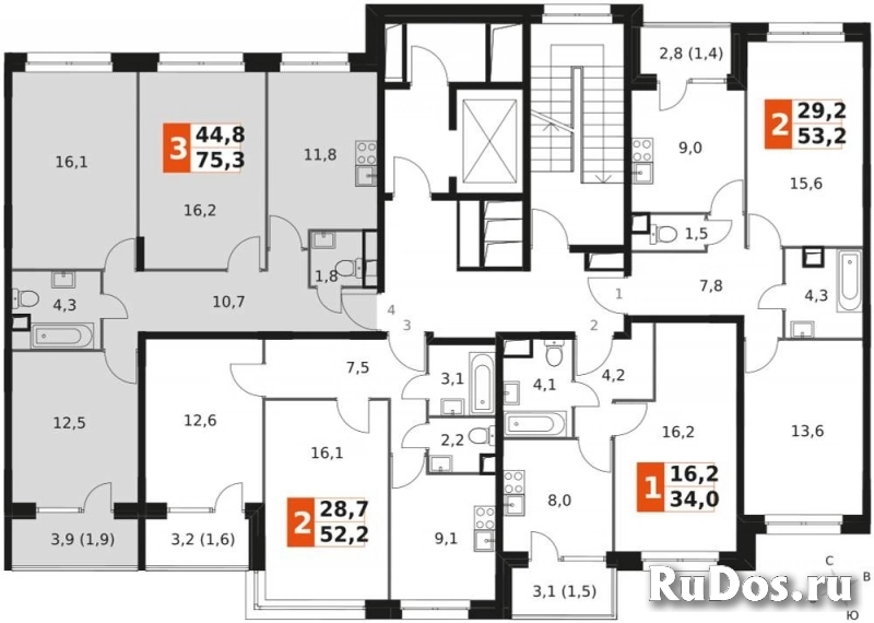 Продам 3 комнатную квартиру 75 м2 фото