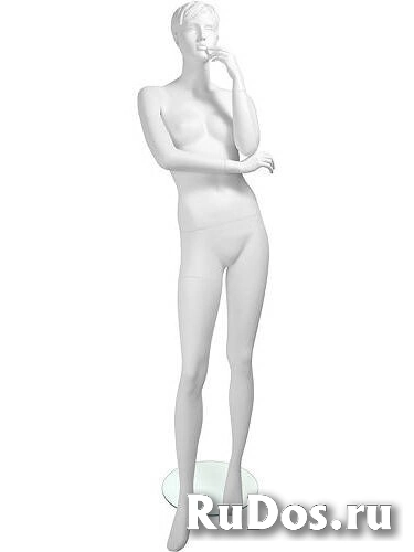 Манекен женский белый скульптурный Lauren Pose 01 фото