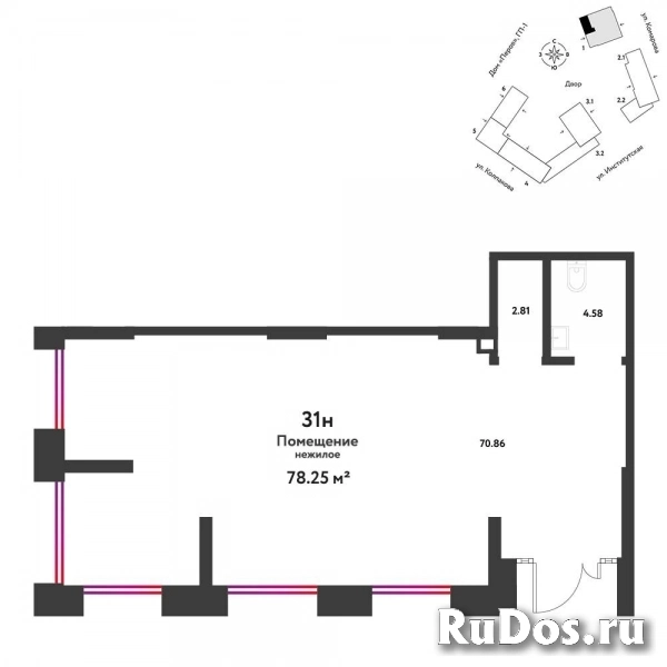 Продам коммерческую недвижимость 78.25 м2 изображение 3