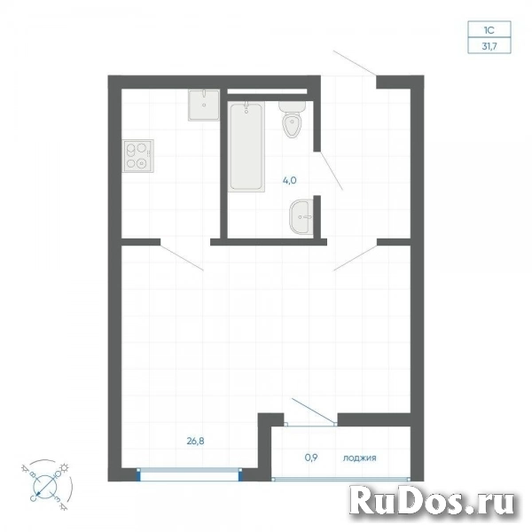 Продам 1 комнатную квартиру 31 м2 фото