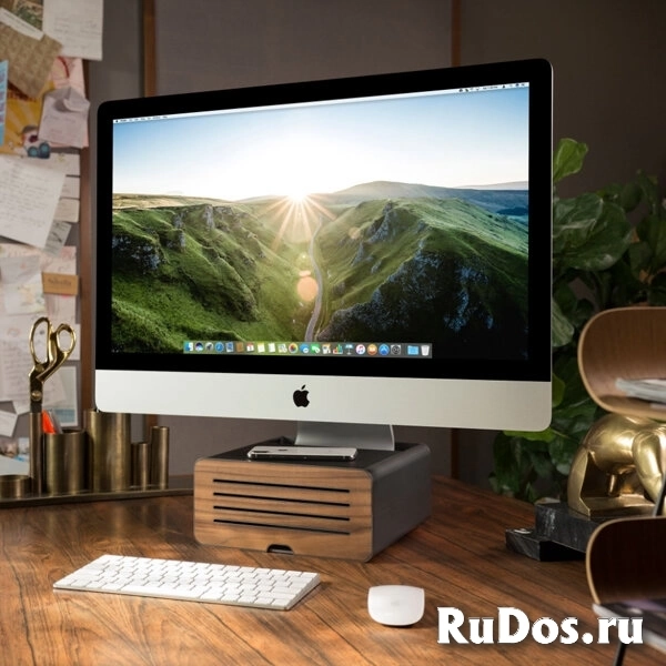 Подставка-шкафчик Twelve South HiRise Pro для iMac/мониторов темно-серая 12-1719 фото